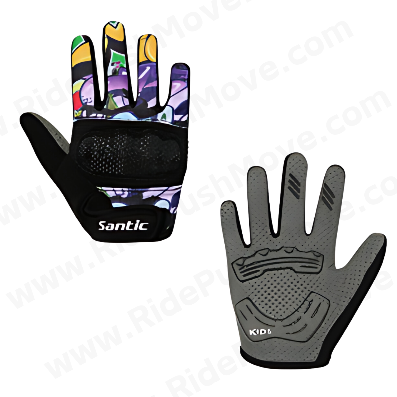 Children/Kids Full-Finger Cycling Gloves