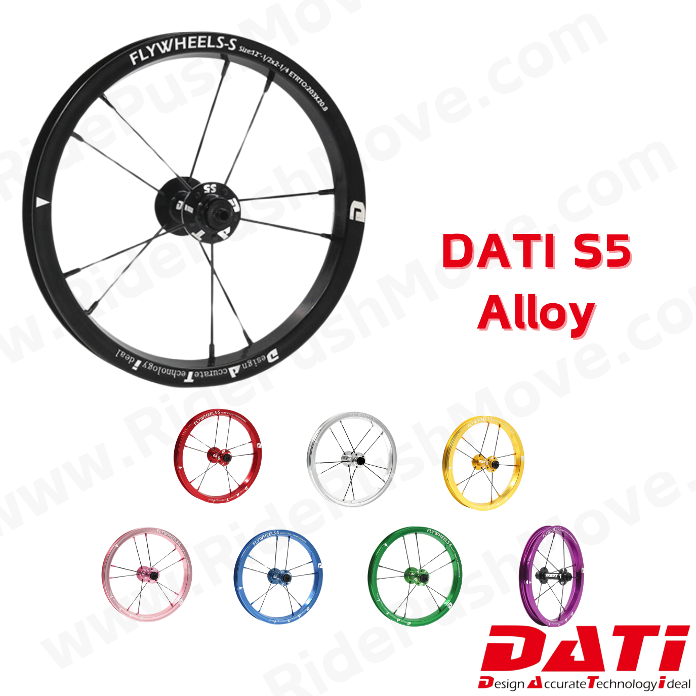 DATI S5 Aluminium Alloy Wheelset (Pair)